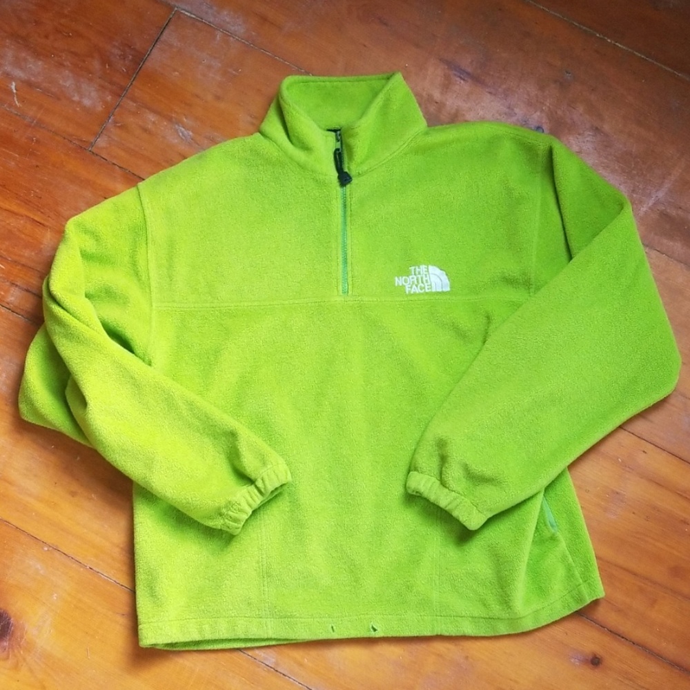 Green North Face Fleece